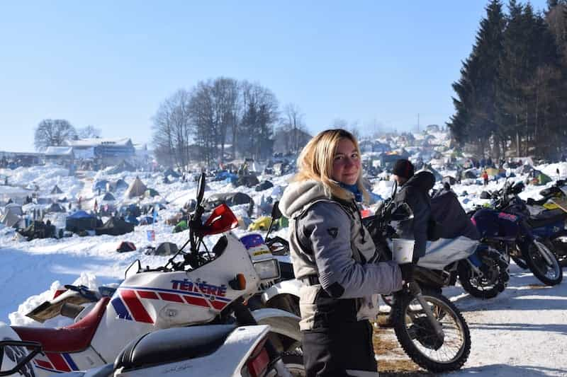 This is what it’s like at Germany’s annual sub-zero motorcycle event, the Elephant Rally