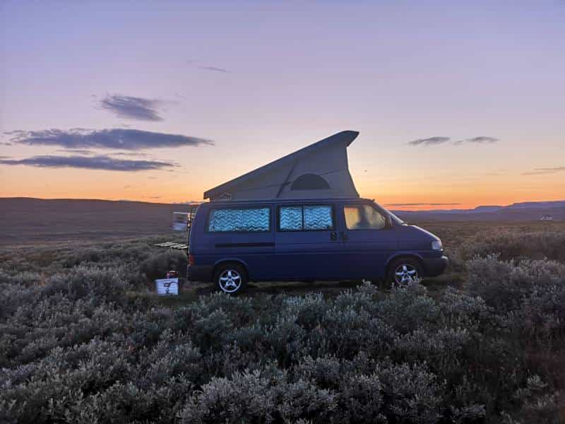 Autarkes Camping mit 2 Kindern im VW Bulli