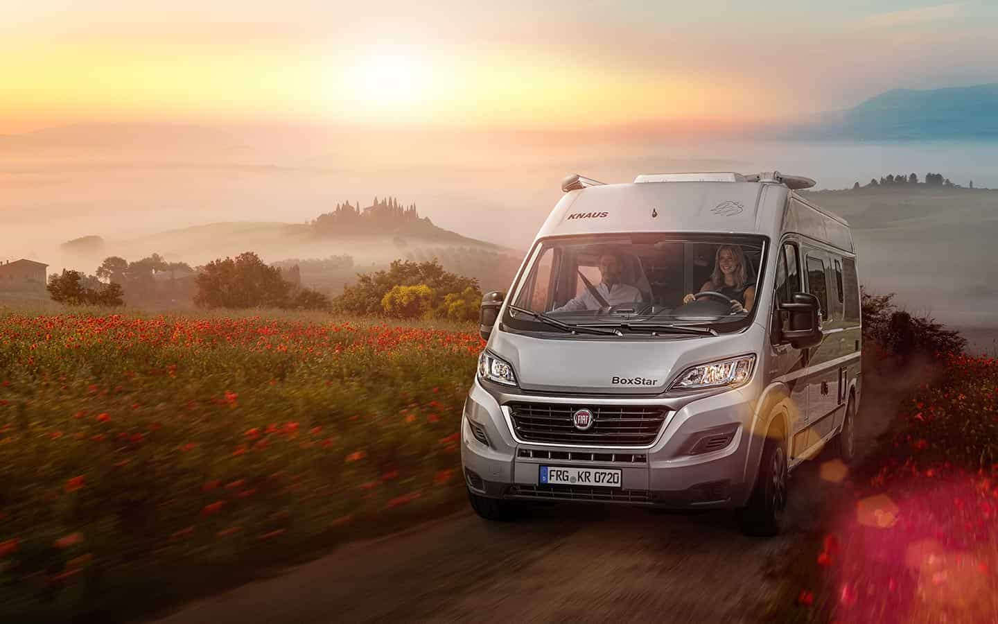 Kompaktes Reisemobil für Familien: Camper Vans von KNAUS ab 4 Schlafplätzen