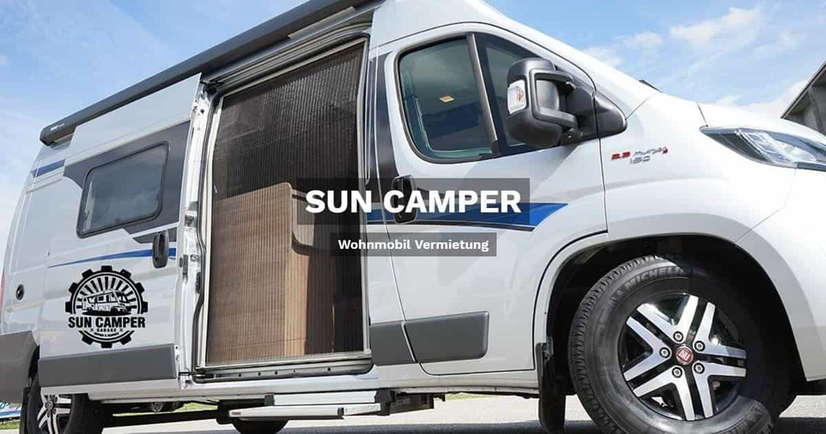 Wohnmobilvermietung für Lörrach – 🥇 SUN CAMPER: Wohnwagen mieten, Reisemobil, Caravan, Wohnanhänger