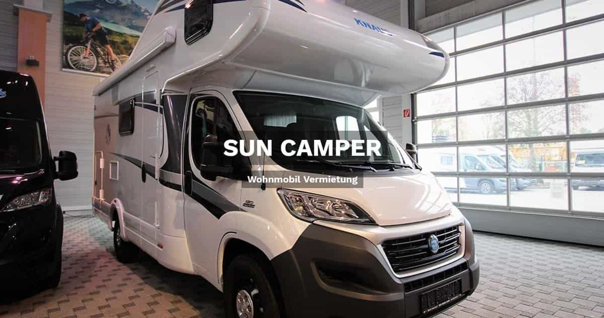 Wohnmobilvermietung für Ludwigsburg – 🥇 SUN CAMPER: Wohnwagen mieten, Caravan, Reisemobil, Wohnanhänger