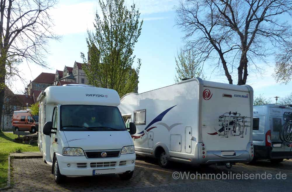 Stellplatz in Quedlinburg, nahe der Innenstadt