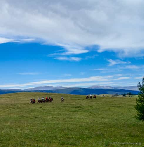 Camping on the Mongolian Steppe