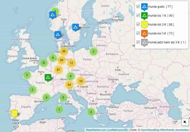 Hundefreundliche Ziele in Deutschland