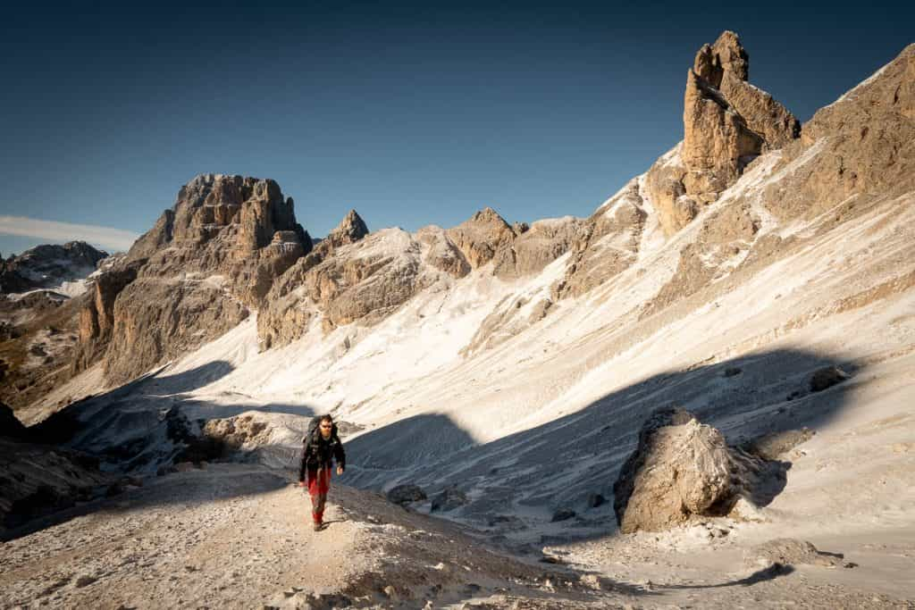 An Epic 3-5 Day Traverse Across The Rosengarten Nature Park In The Italian Dolomites