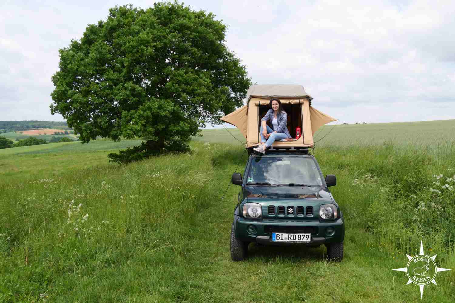 Schöne Stellplätze für Camper und Dachzelte