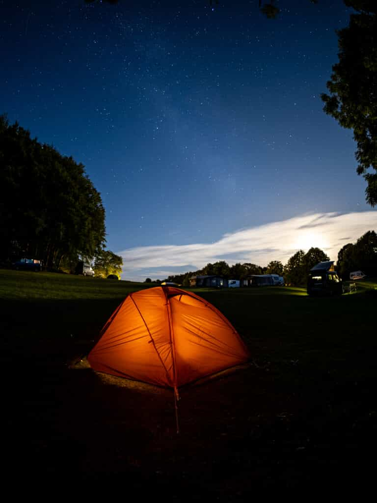 Camping auf Mön