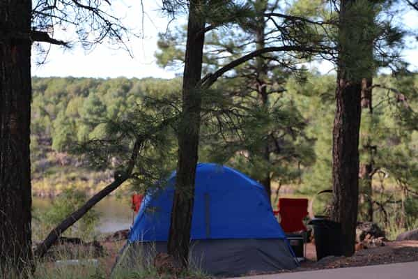 Camping at Fool Hollow Lake