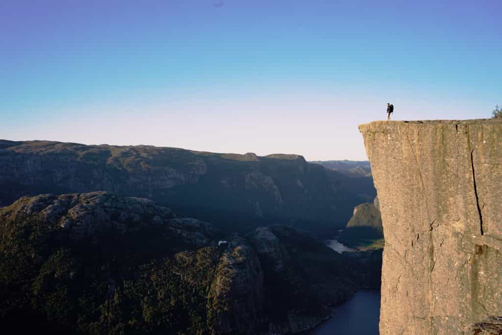 Microadventures: Wild camping on Preikestolen in Norway -