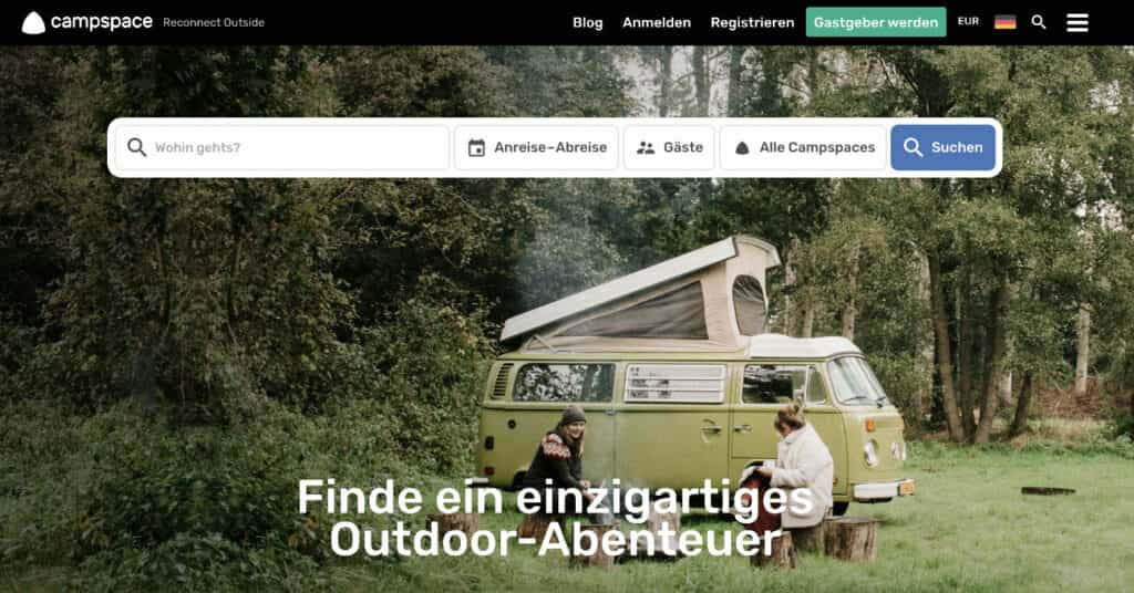 Microcampings in Deutschland & Europa, AirBnB für Camper