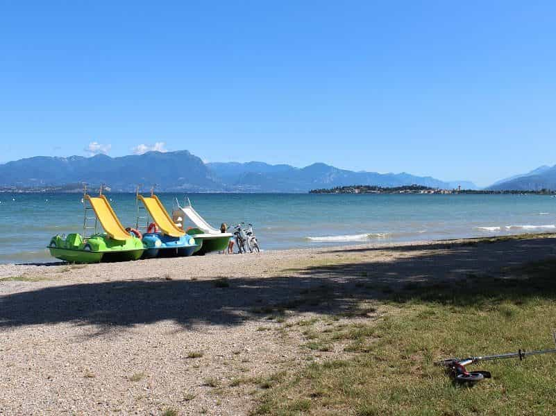 Zelten am Gardasee mit der Familie