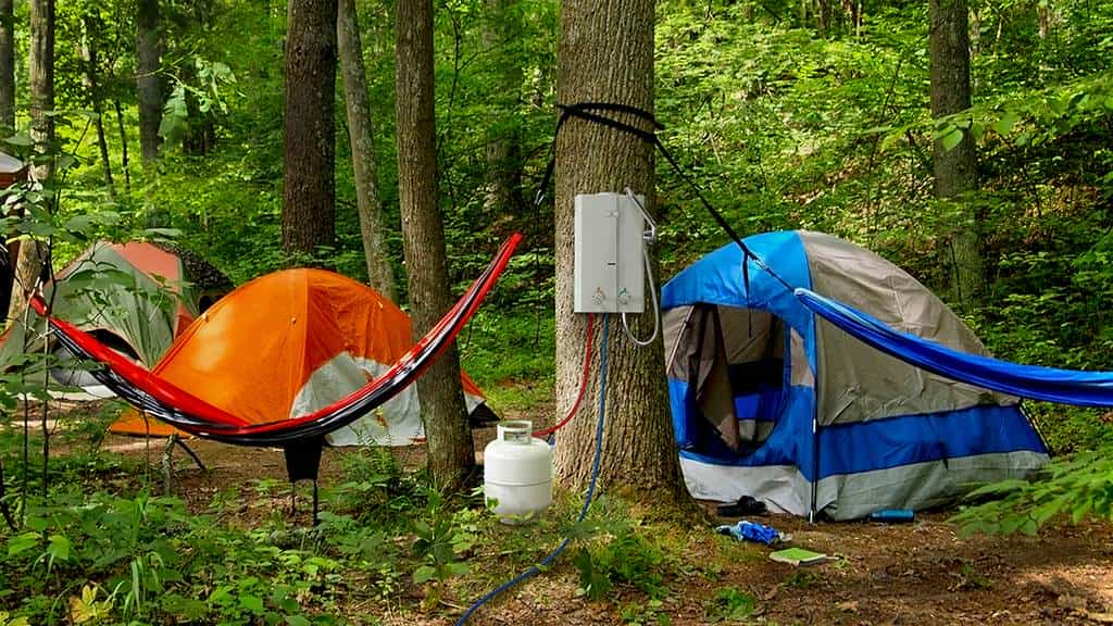 Gas-Durchlauferhitzer fürs Camping