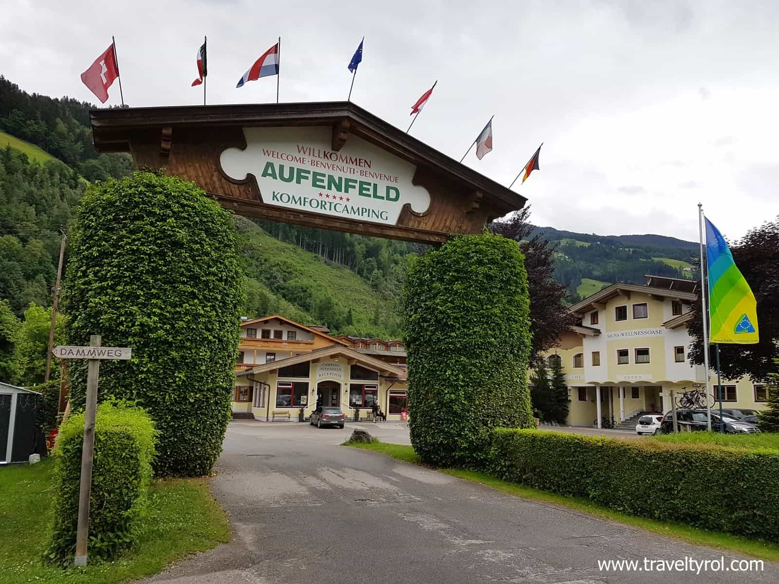 Camping Aufenfeld in the Zillertal