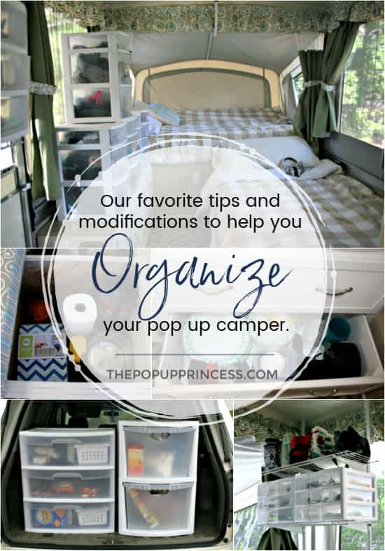 How We Organize Our Pop Up Camper