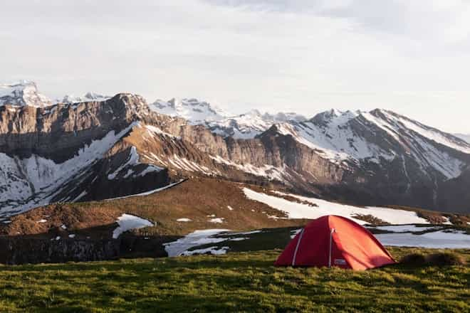 Wo du in der Schweiz wild campen darfst