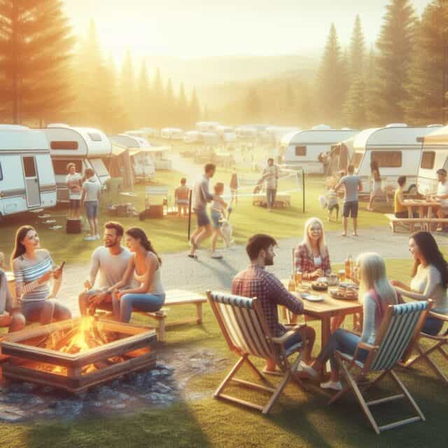 Wo treffen sich die Single Camper beim Camping