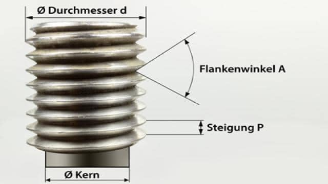 Gewindearten einfach erklärt: Alle Eckdaten zu den wichtigsten Gewindearten