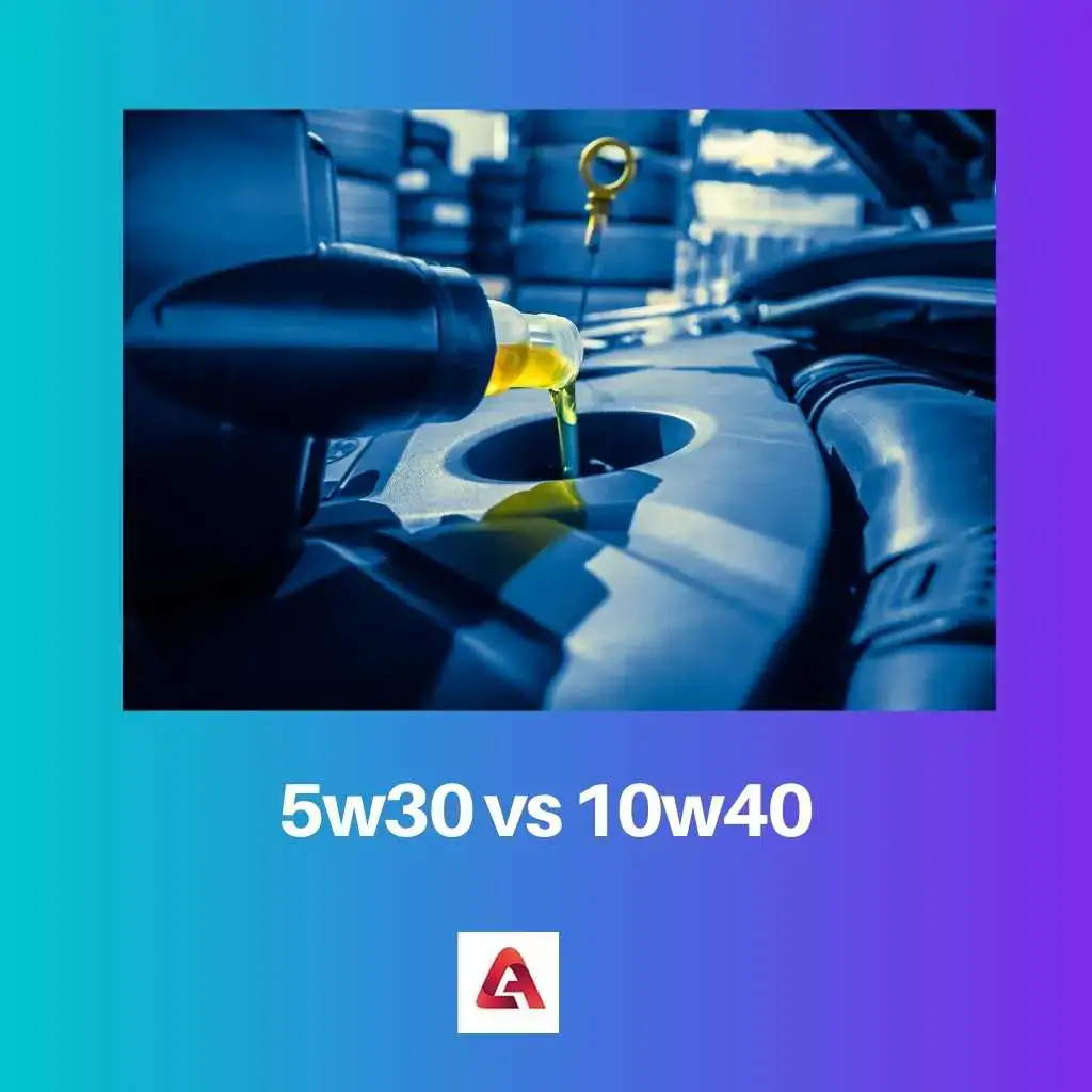 5w30 vs 10w40: Difference and Comparison