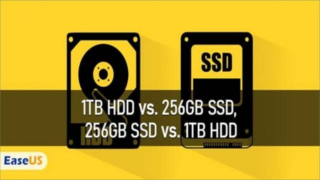 1TB HDD vs 256GB SSD, Which Is Better