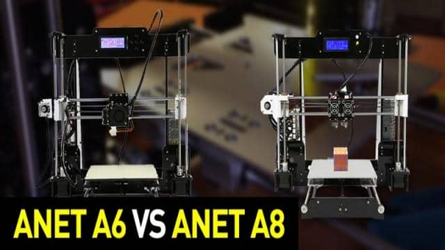 Anet A6 vs Anet A8. Which is the Best 3D Printer Kit?