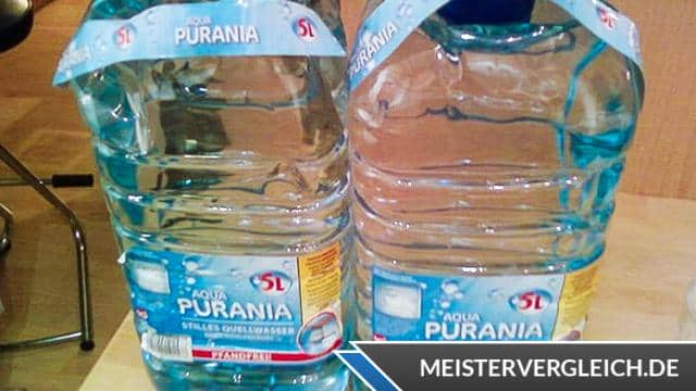 Aqua Purania Quellwasser Test – Bei Real, Rewe, Kaufland oder Edeka kaufen?