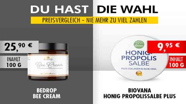 Bedrop Bee Cream Bienengiftsalbe - Wirkung, Erfahrung, günstiger Preis