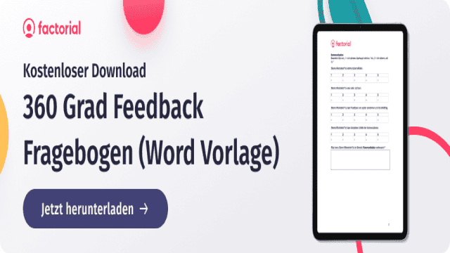 360 Grad Feedback: Wissenswertes + kostenloser Fragebogen