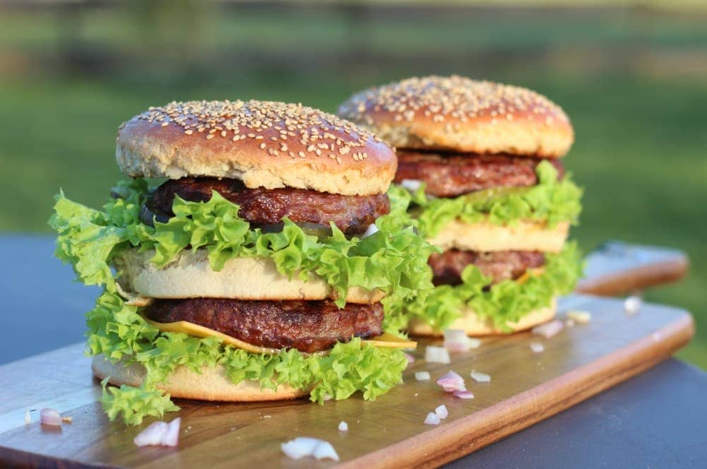 Unser "Bigger Big Mac" ist fertig