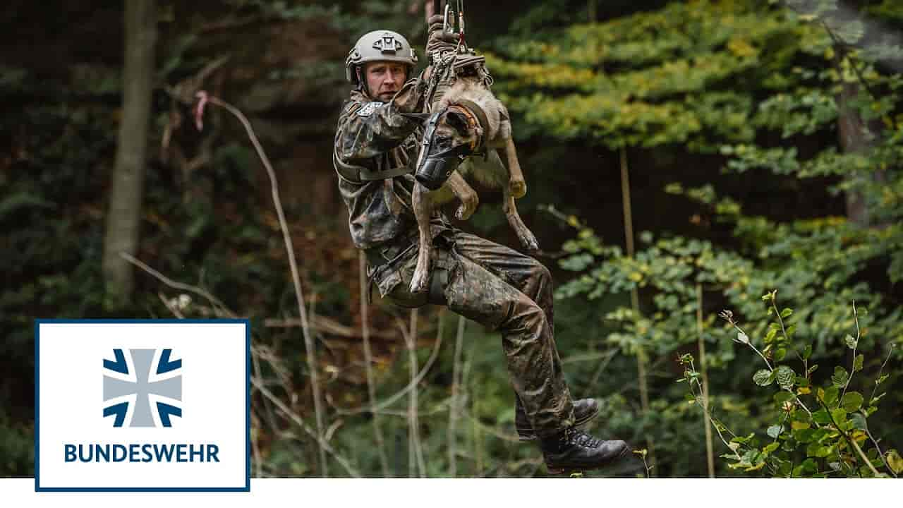 Der Beruf des Hundeführers 
bei der Bundeswehr