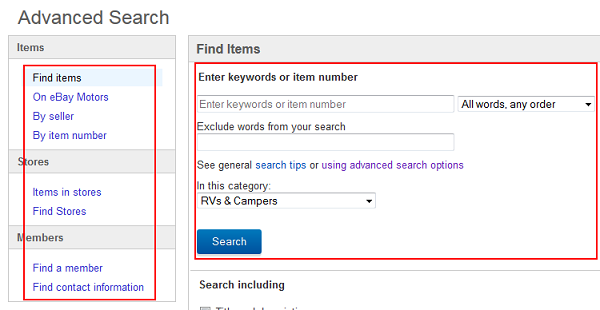 How to Do an Advanced eBay Search