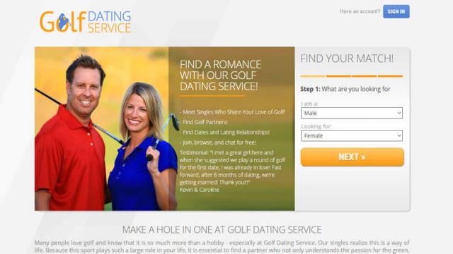 Golf Dating Service Review   -   UPDATED Oct. 2023