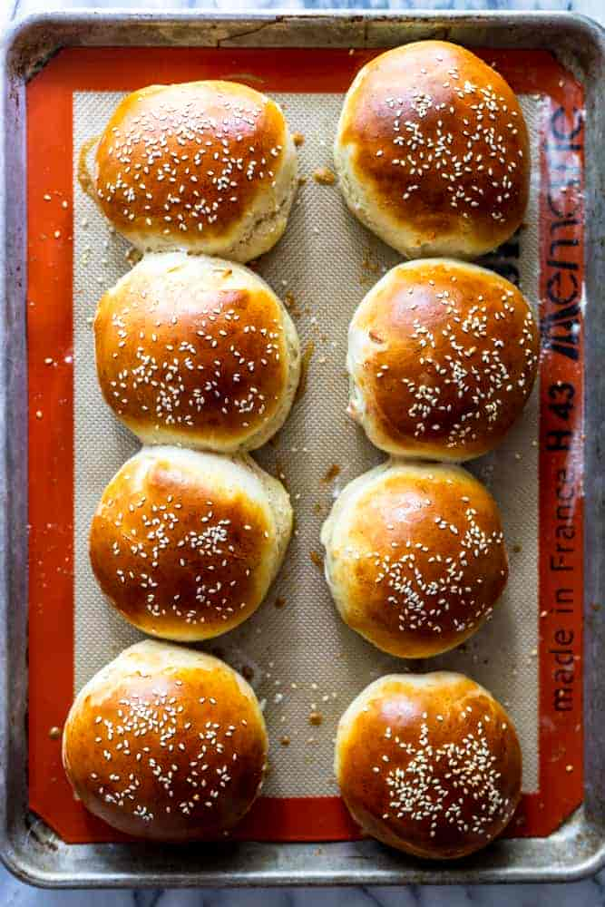 40 minute hamburger bun recipe