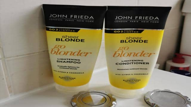 Review: John Frieda go blonder shampoo/conditioner