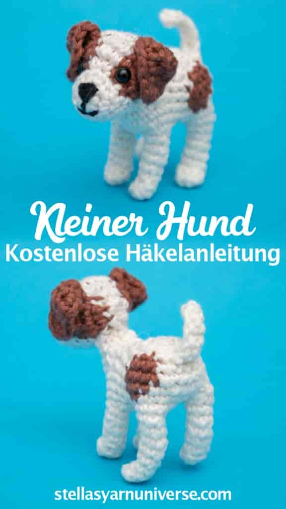 Kleiner Amigurumi Hund Häkelanleitung