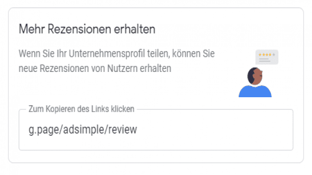 So erzeugen Sie einen direkten Link zur Google-Bewertung