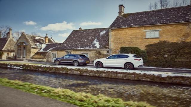 Porsche Macan vs Alfa Romeo Stelvio: slingshot SUVs twin test review