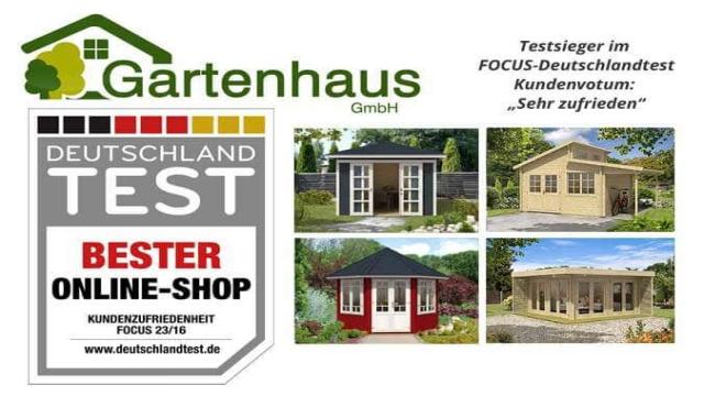 Erfahrungen und Bewertungen: Gartenhaus GmbH ist „bester Online-Shop“ 2016 im Deutschland-Test