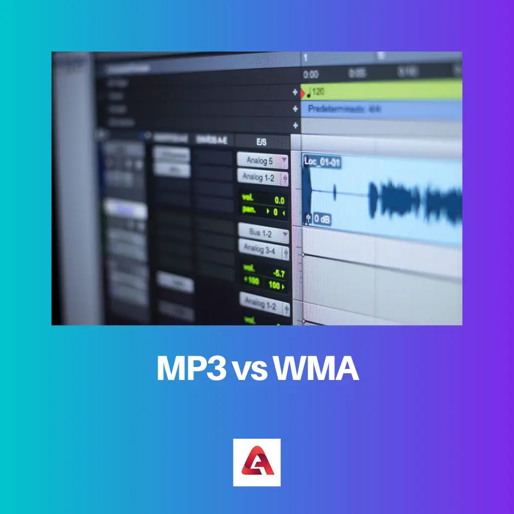 MP3 vs WMA: Difference and Comparison