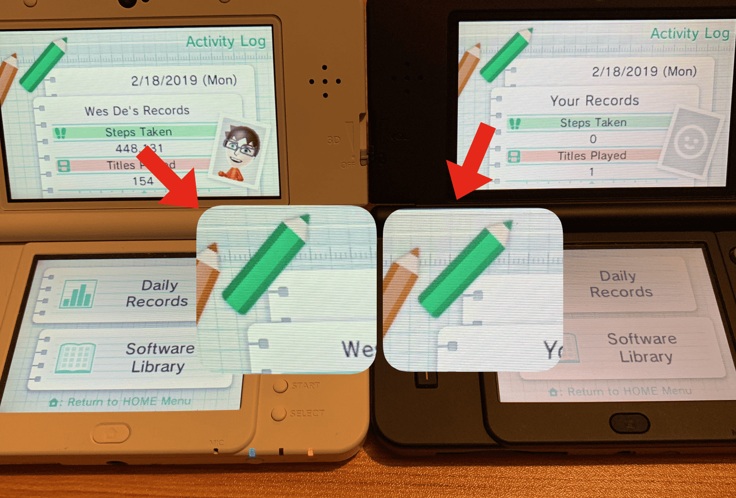 TN-Bildschirm beim 2DS und "New" 2DS