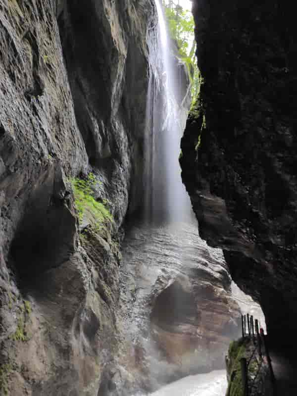 Die Partnachklamm mit Hund