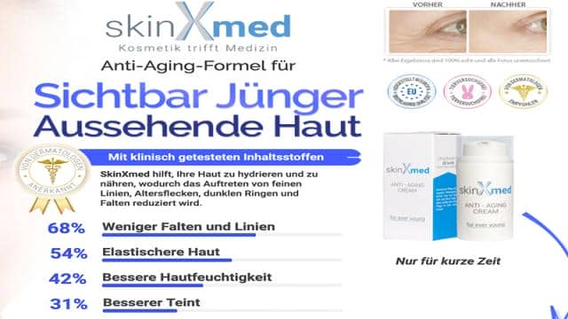 SkinXmed Creme Test & Erfahrungen ❤️ Mit 50% Rabatt kaufen - Höhle der Löwen?