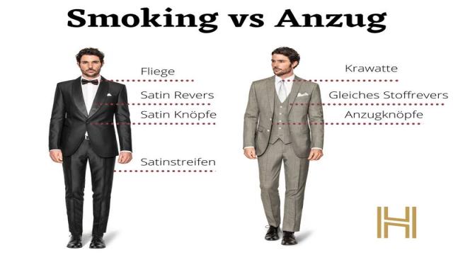 Smoking vs. Anzug: Gibt es einen Unterschied?