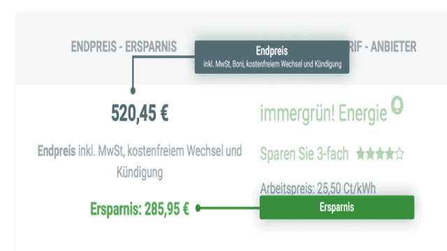 Stromrechner 2023  🥇 vom Testsieger bis zu 850 € sparen