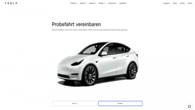 Tesla Probefahrt