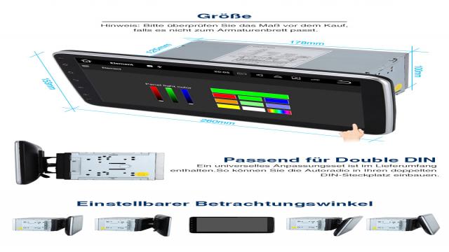 Kennen Sie 1 din und 2 din universelle Autoradio？