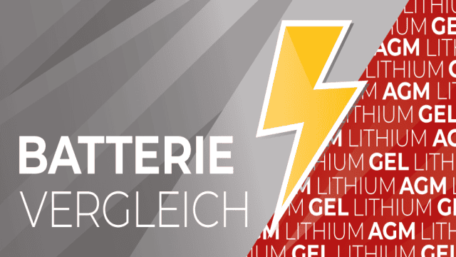 Wohnmobil-Batterien: AGM-Batterie, Gel-Batterie oder Lithium-Eisenphosphat-Batterie?