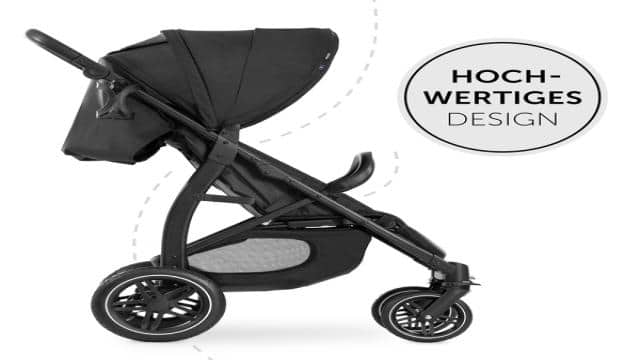 Hauck Buggy Rapid 4D AIR (bis 25 kg) - mit Luftreifen Black