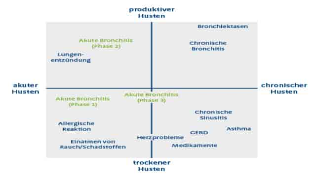 Ursachen von Husten und Bronchitis