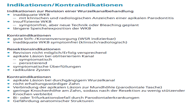 Endodontische Revision – Orthograd, Retrograd, Extrakorporal?