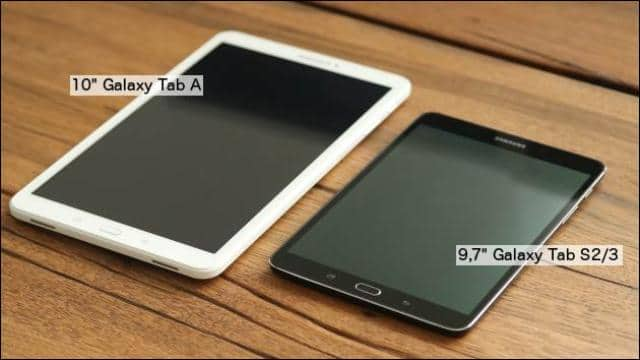 Vergleich: Unterschied Samsung Galaxy Tab A, S2 und S3!